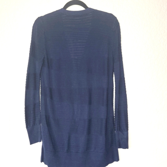 CAbi Blue Semi Semi Sheer Cardigan - Picture 3 of 6